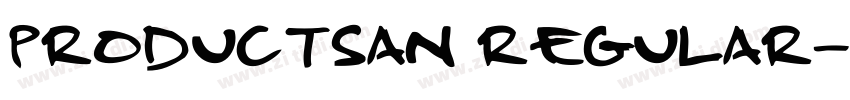 ProductSan Regular字体转换